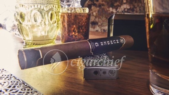 Rocky Patel Cigars Number 6 Single Cigar Lighter Top Side Glass