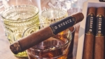 Rocky Patel Cigars Number 6 Single Cigar Lighter Top Side Glass Full Box