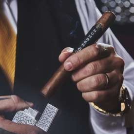 Rocky Patel Cigars Number 6 Single Cigar Suit and Tie Lighting