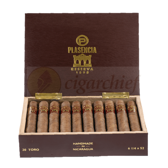 Plasencia Cigars Reserva 1898 Toro Full Box of Cigars