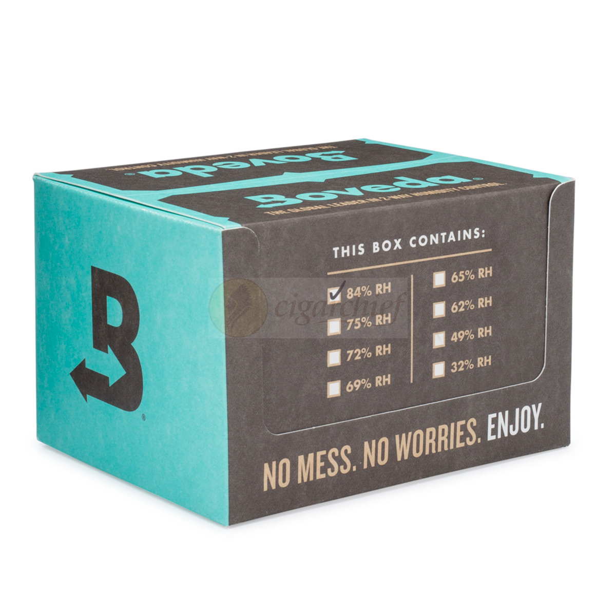 Boveda Humidity 84% Medium 67g Case of 12 Sealed Front Boveda Humidity 84% Medium 67g Case of 12 Sealed Front