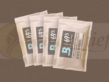 Boveda Humidity Website Promo 69% Medium 60g Multiple Packs Brown Background Boveda Humidity Website Promo 69% Medium 60g Multiple Packs Brown Background