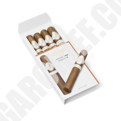 Davidoff Cigars Grand Cru Robusto Sealed Pack of 4 Cigars Open