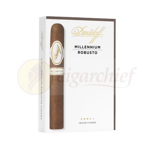 Davidoff Cigars Millenium Blend Robusto Closed Pack of 4 Cigars