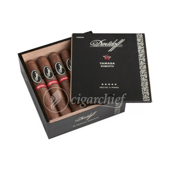 Davidoff Cigars Yamasa Robusto Full Box of Cigars Open