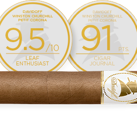 Davidoff Cigars Winston Churchill Petit Corona Single Cigar Awards
