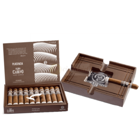 Plasencia Alma Del Campo Travesia Toro Extra Open Box of Cigars Ashtray