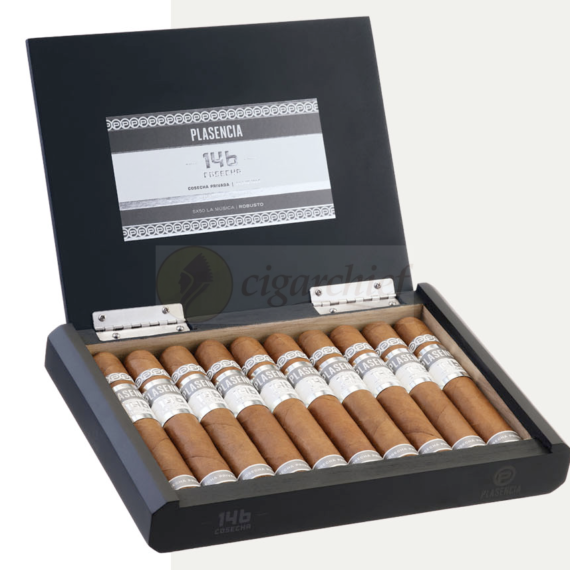 Plasencia Cosecha 146 La Musica Robusto Open Box of Cigars