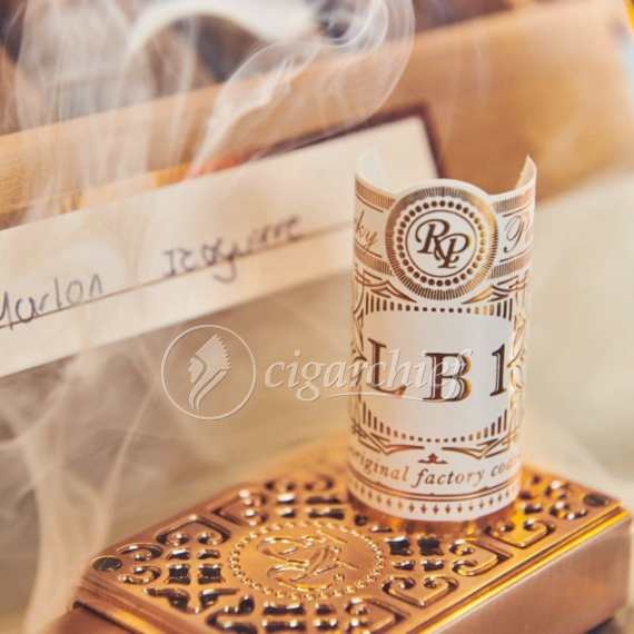 Rocky Patel Cigars LB1 Toro Single Cigar Label on Lighter