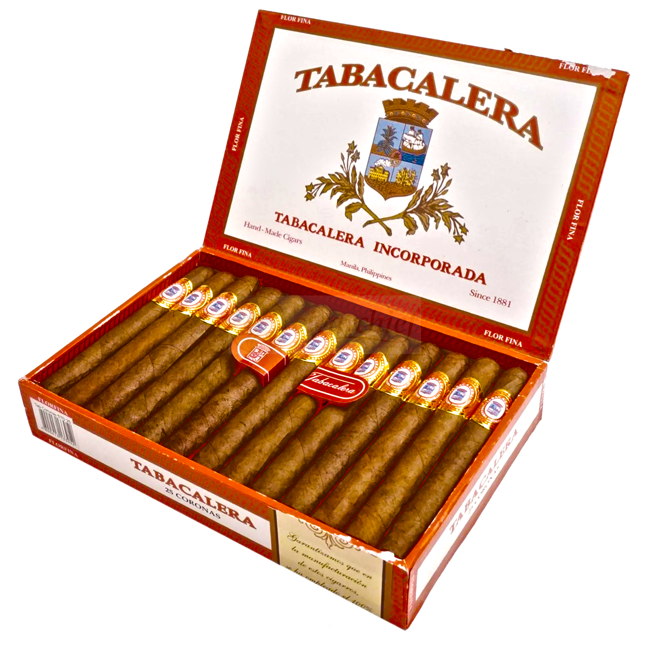 Tabacalera Corona Full Box of Cigars Open Tabacalera Corona Full Box of Cigars Open