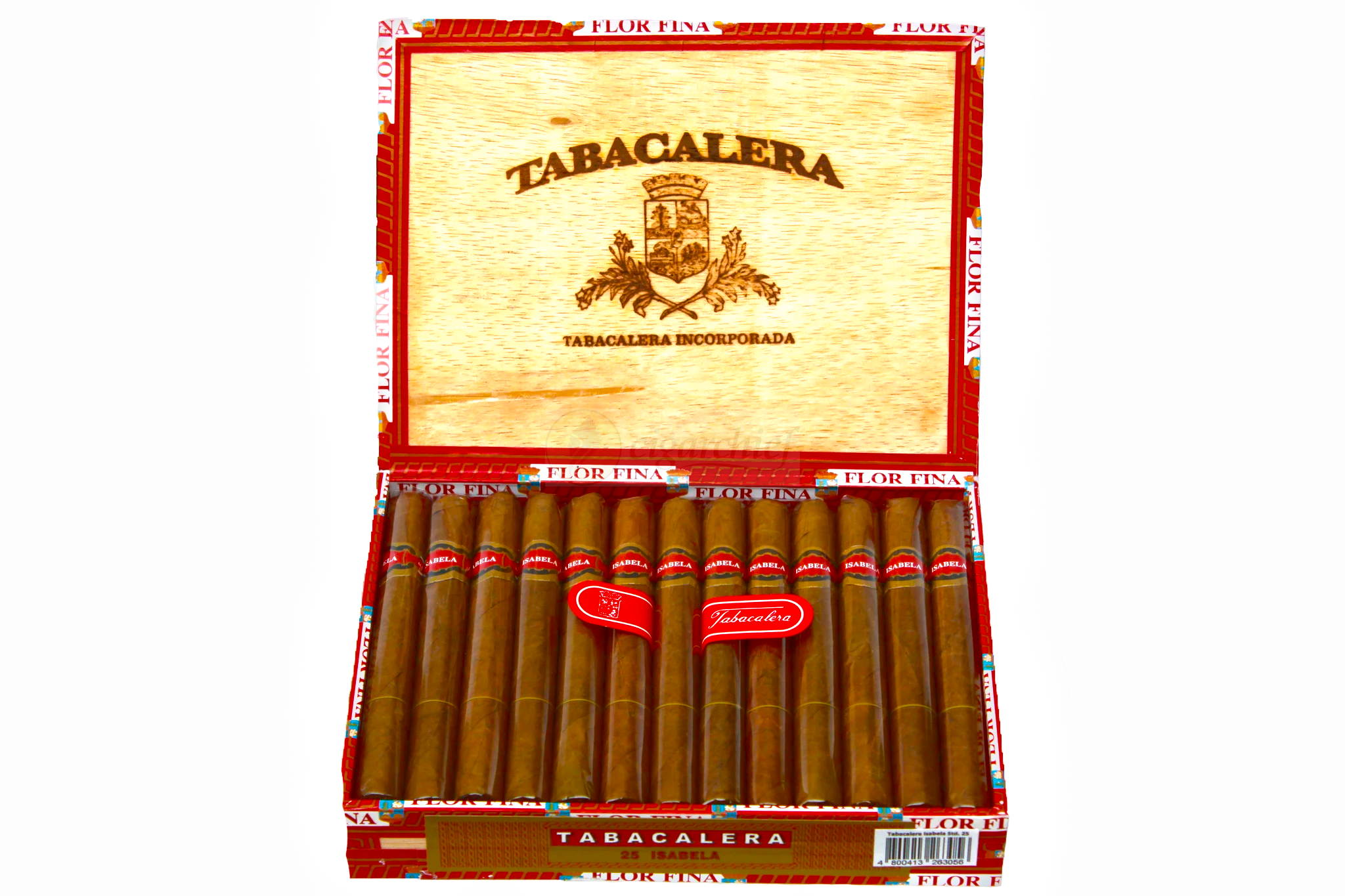Tabacalera Isabella Full Box of Cigars Open Tabacalera Isabella Full Box of Cigars Open