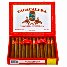 Tabacalera Panatelas Full Box of Cigars Open