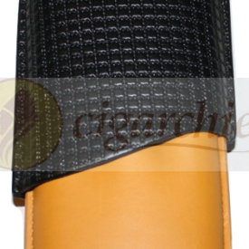 Yellow and Black Angled Cigar Case