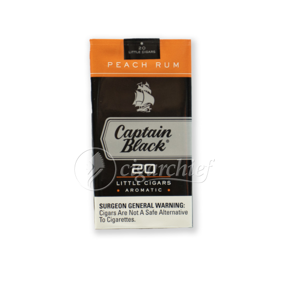 Captain Black Little Cigars Peach Rum