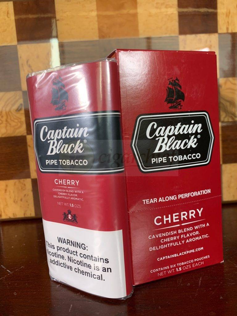 Captain Black Pipe Tobacco Cherry Blend - Cigar Chief