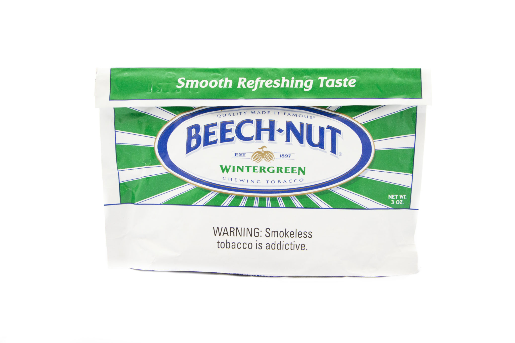 Beech-nut Chewing Tobacco Wintergreen - Cigar Chief