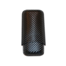 Cigar Case 2 Finger Carbon Fiber
