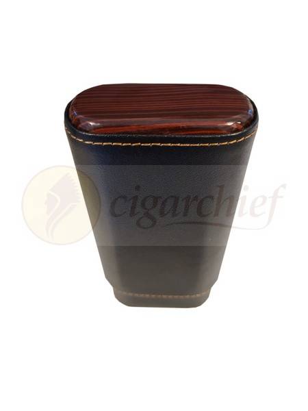 Wood Top Cigar Case