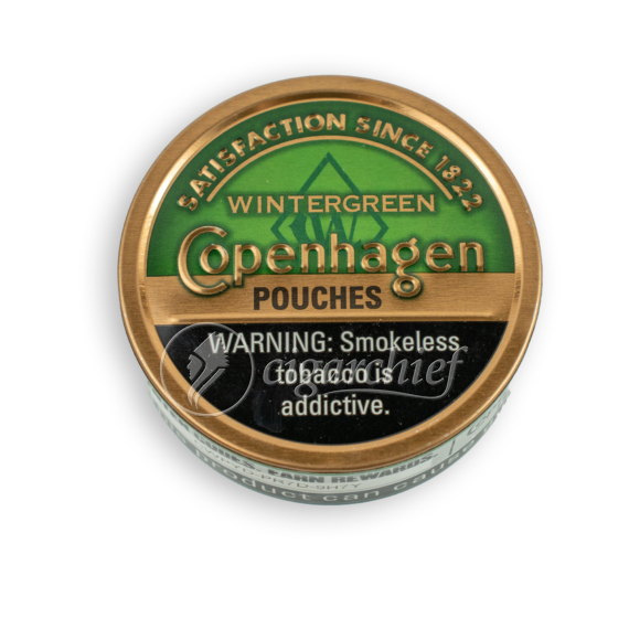 Copenhagen wintergreen tobacco pouches