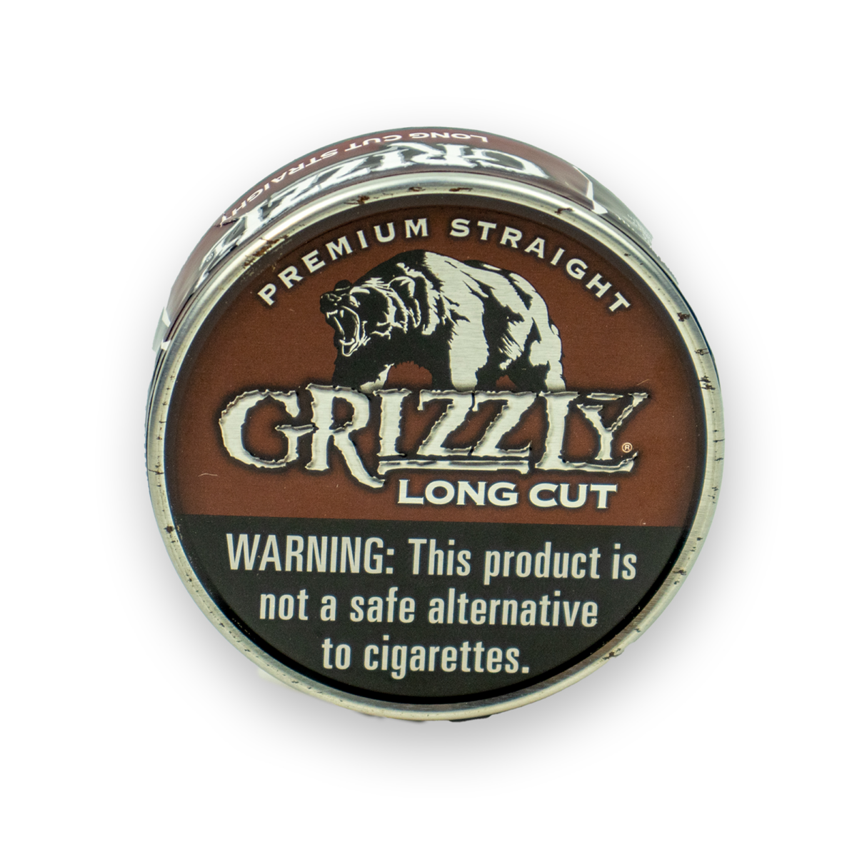 Grizzly Long Cut Straight Chewing Tobacco - Cigar Chief