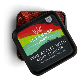 Al Fakher Two Apples With Mint Shisha