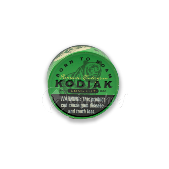 Kodiak Long Cut Wintergreen Chewing Tobacco - Cigar Chief