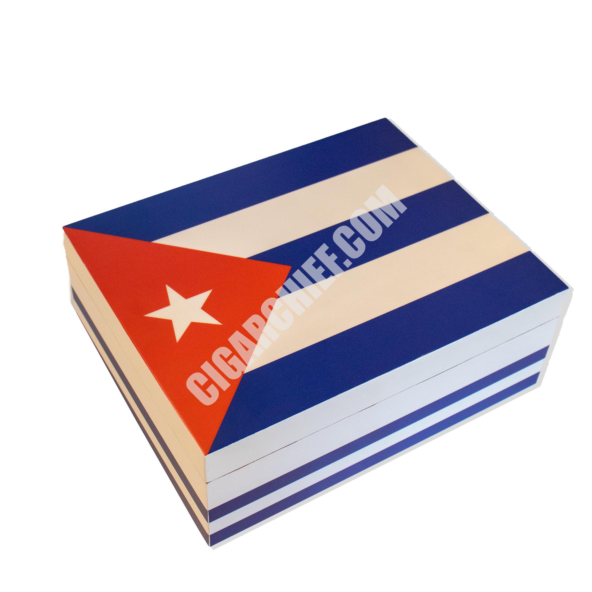 Large cuban Humidor Medium Cuban Flag Humidor