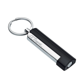 S.T. DuPont Black & Chrome Cigar Cutter Keyring