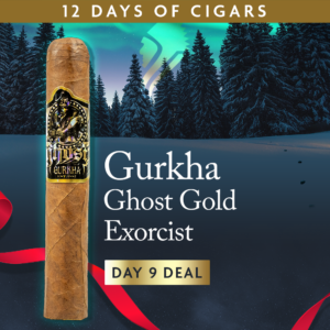 Gurkha Ghost Gold Exorcist 12 days of cigars