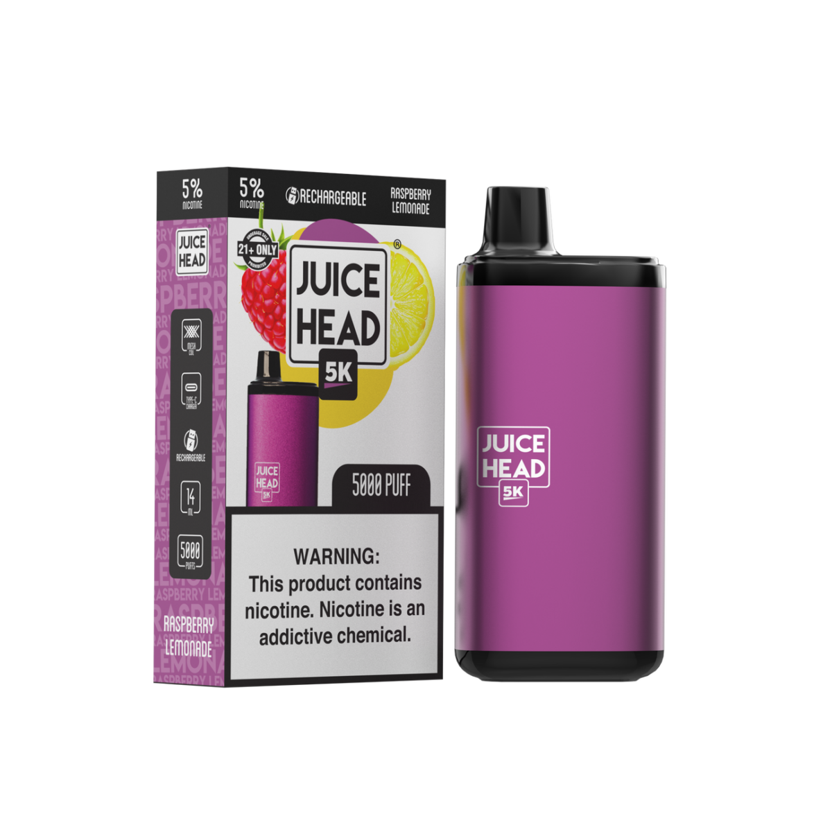 Juice Head 5000 Puffs Disposable Vape Cigar Chief