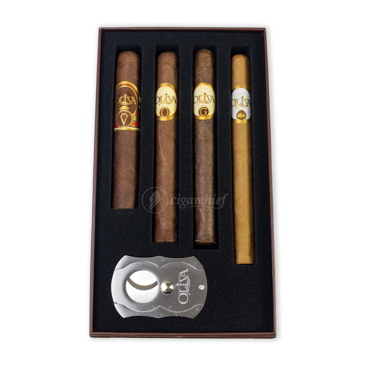 Oliva 4-Cigar Sampler with Cutter - Cigar Chief