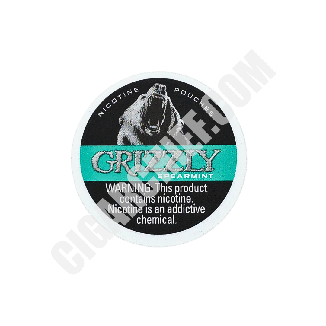 Grizzly Spearmint Nicotine Pouches 7 mg Main