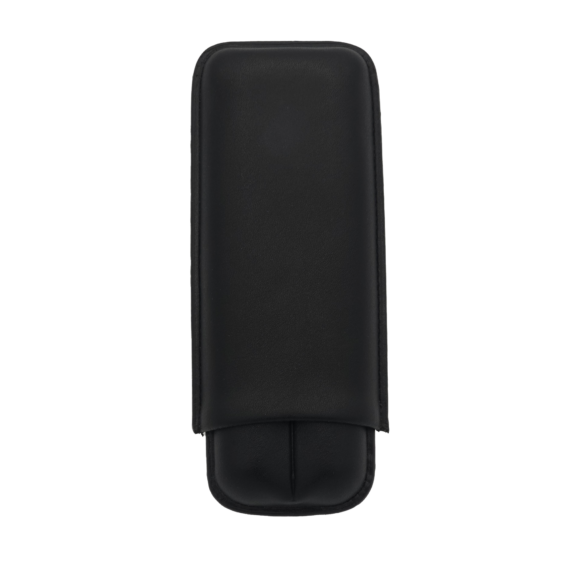 Black Two Finger Cigar Case