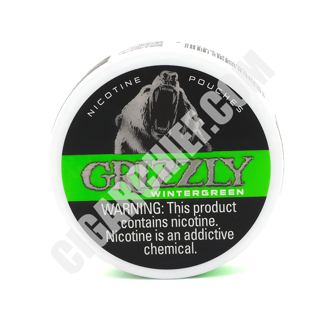 Grizzly Wintergreen Nicotine Pouches 7 mg