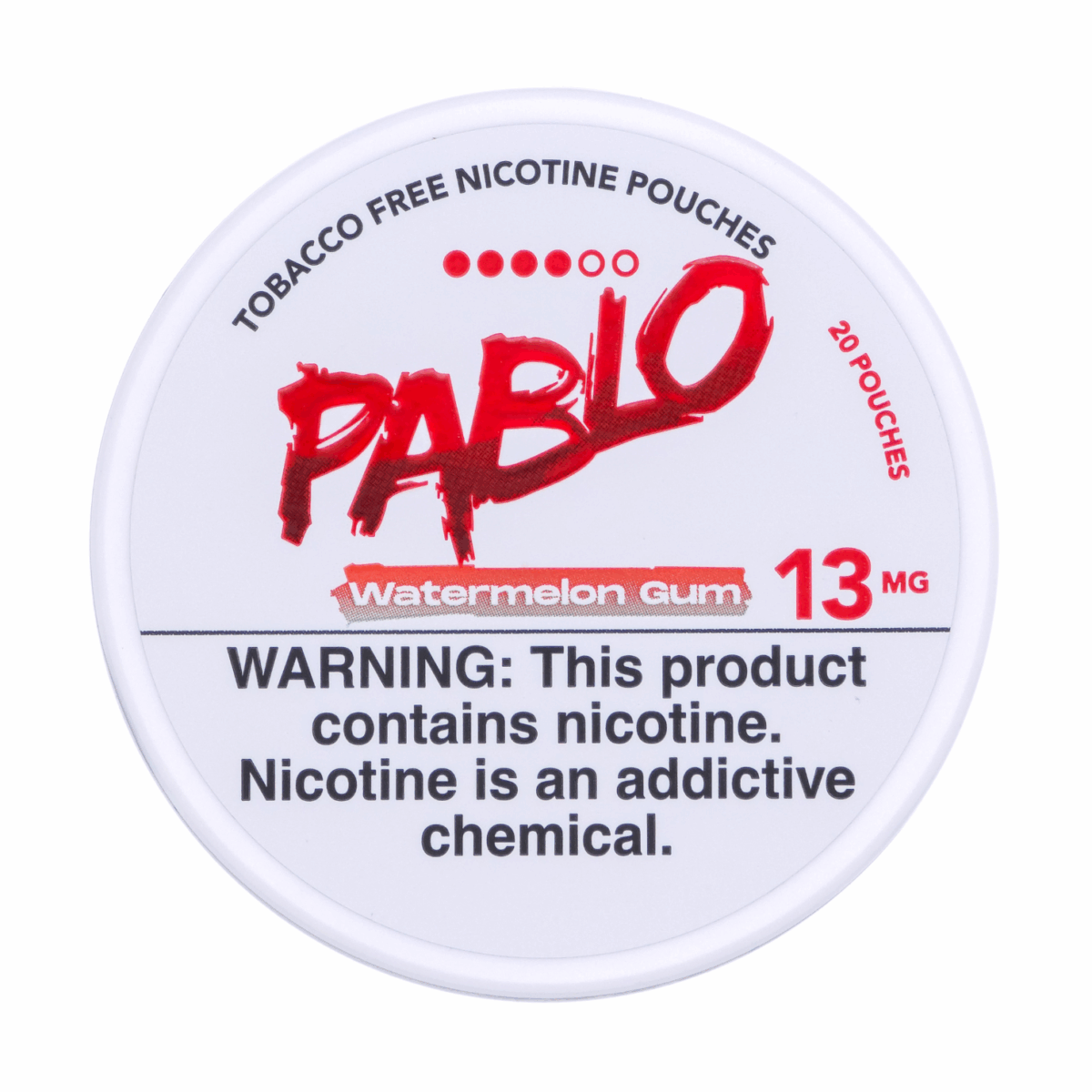 pablo chewing tobacco USA Pablo Watermelon Gum 13 mg