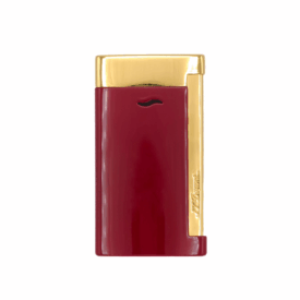 S.T. Dupont Slim 7 Lotus Red & Gold Lighter