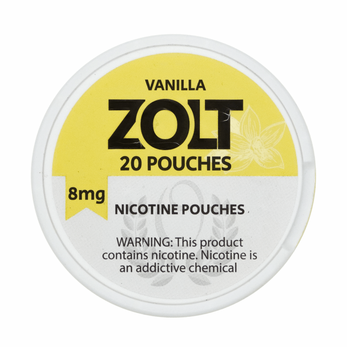 vanilla flavored chewing tobacco ZOLT Vanilla 8 mg