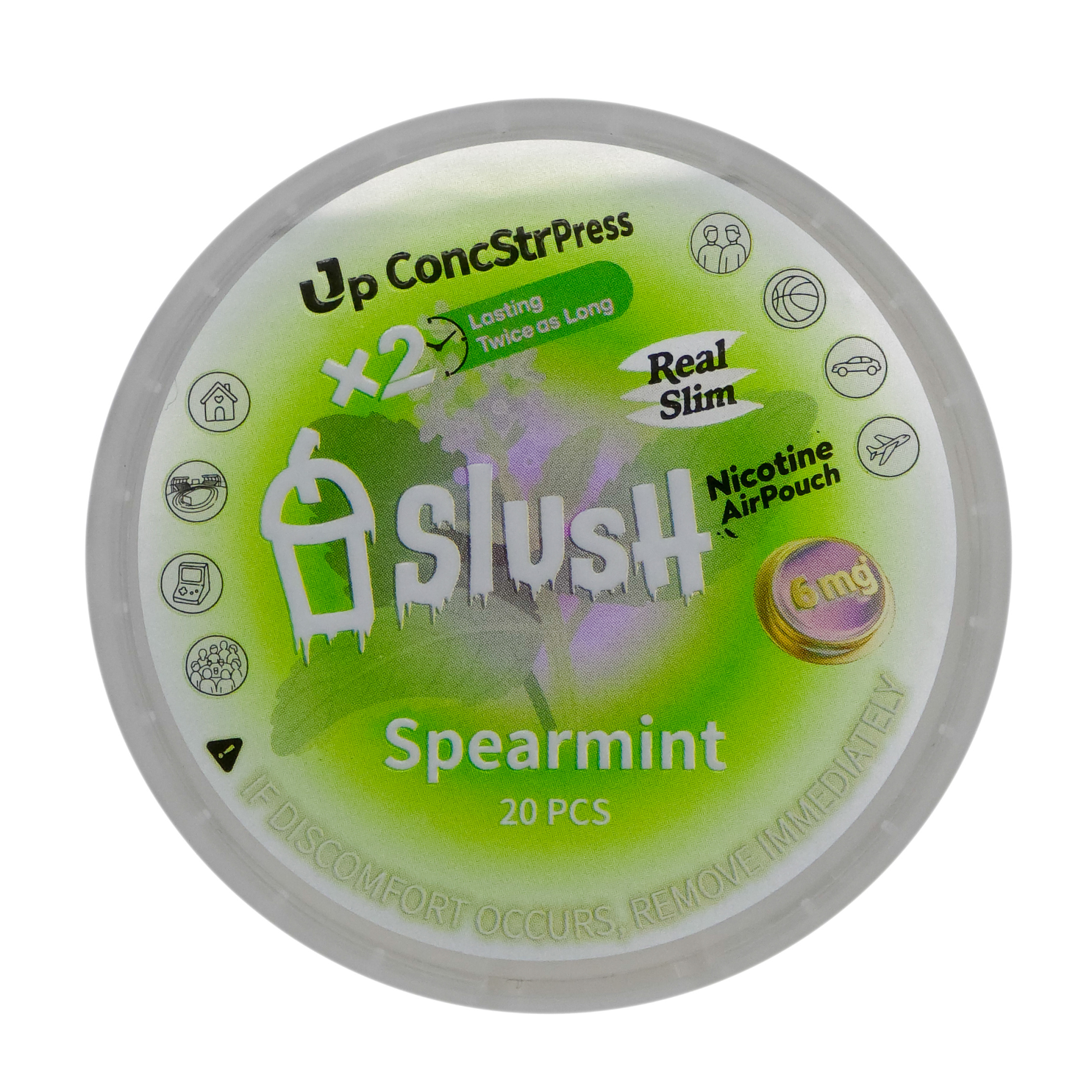Slush Air Spearmint Puck