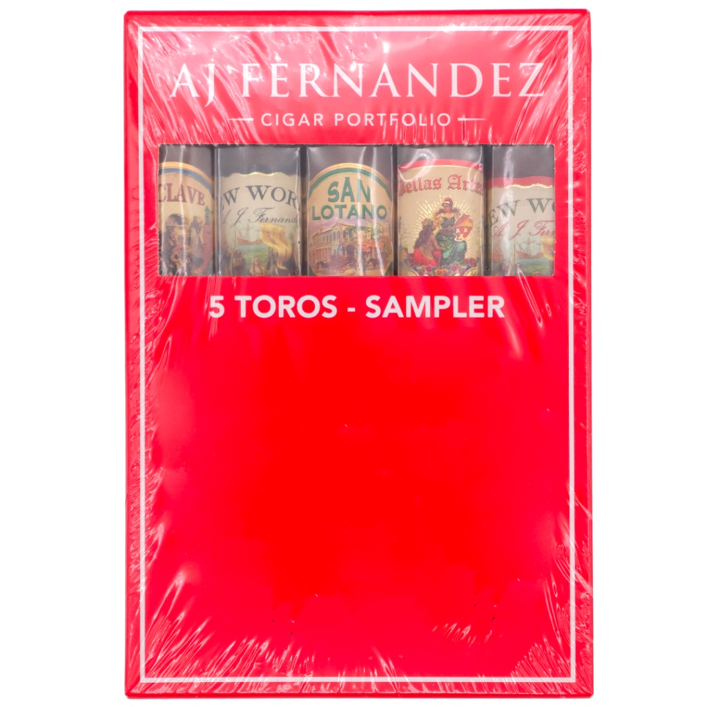 AJ Fernandez 5-Cigar Variety Toro Sampler - Cigar Chief