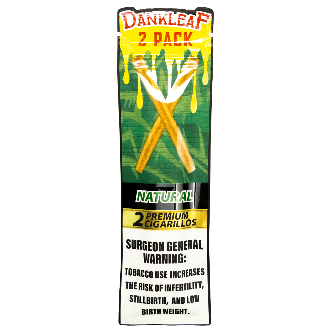 DANKLEAF CIGARILLOS 2 PACK NATURAL