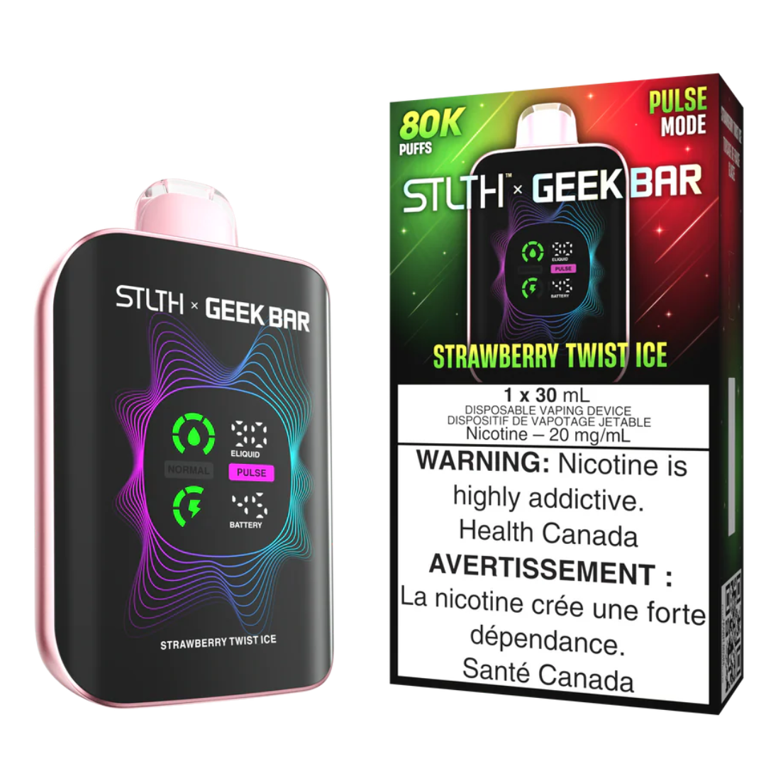 Stlth X Geek Strawberry Twist ice
