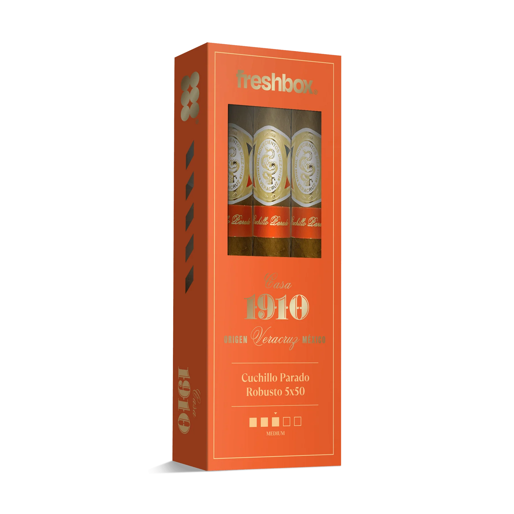 Casa 1910 Cuchillo Parado Robusto FreshBox | Cigar 3-Pack