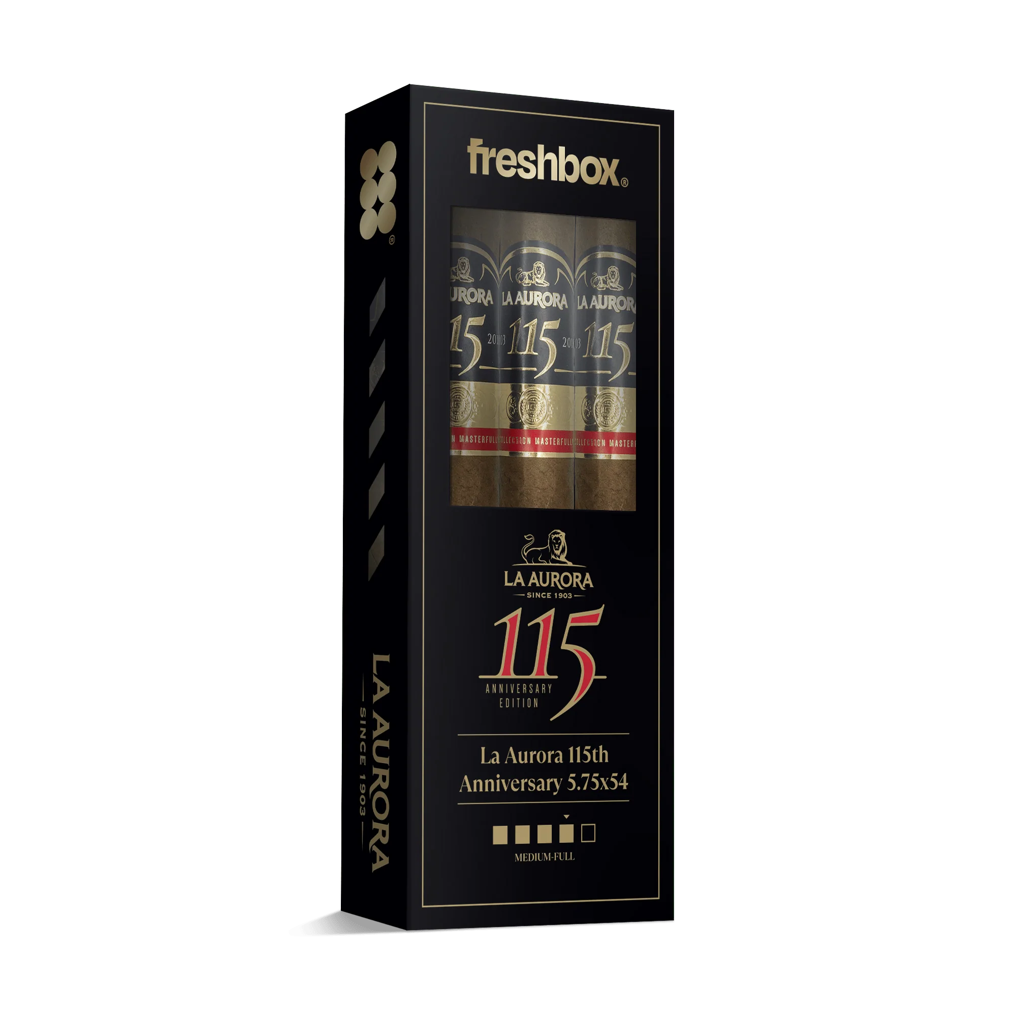 La Aurora 115th Anniversary FreshBox | Cigar 3-Pack