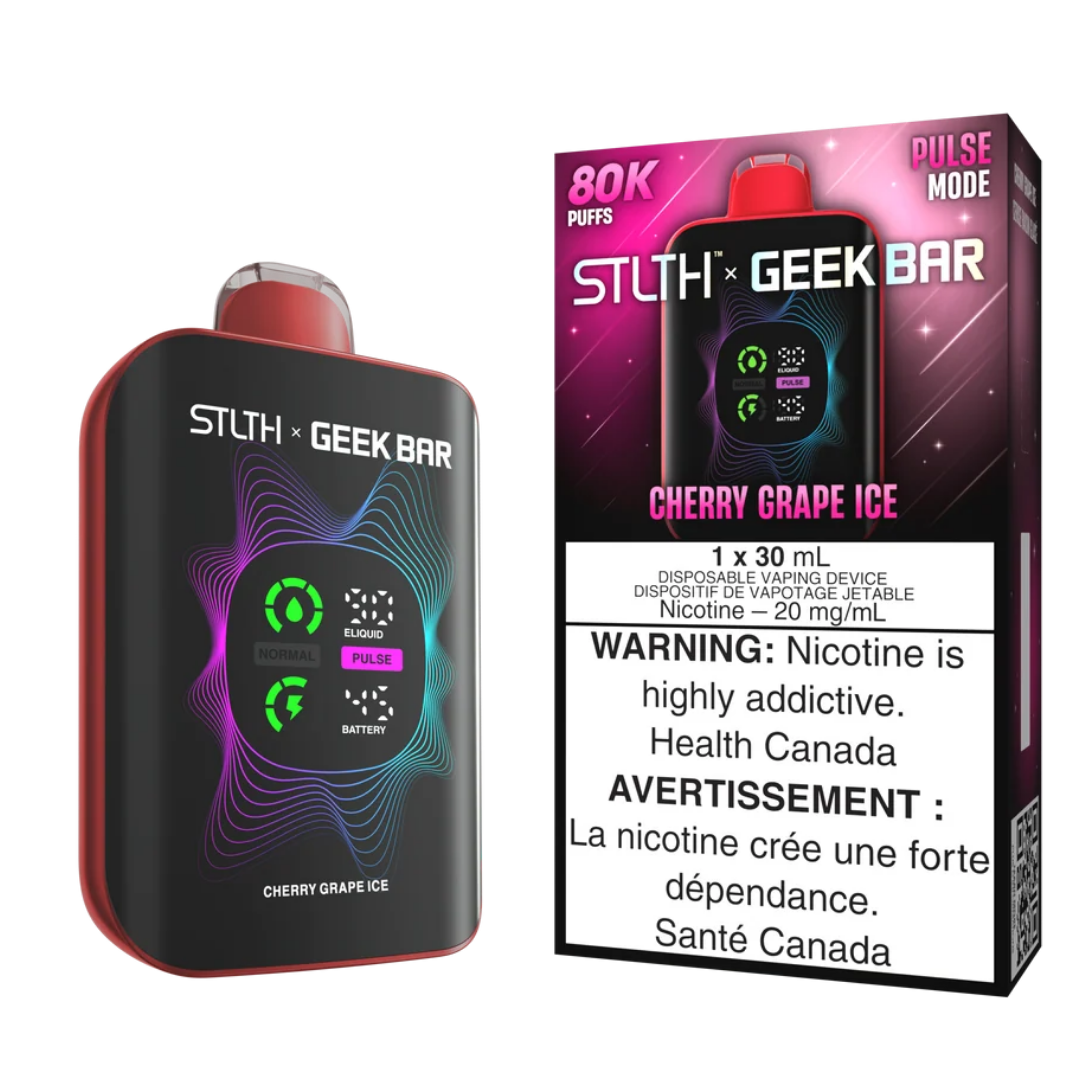 Stlth Geek Bar Cherry Grape Ice